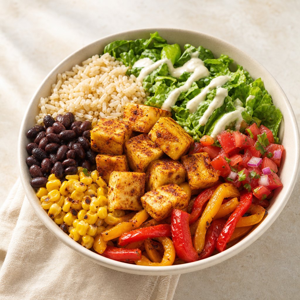 Representative image of Mexican Paneer Burrito Bowl